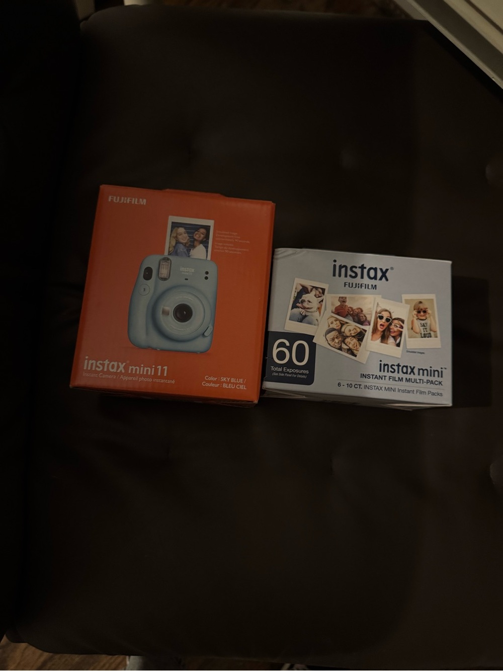 Fujifilm Instax Mini 11 Sky Blue Camera with Instax Mini Film Pack
